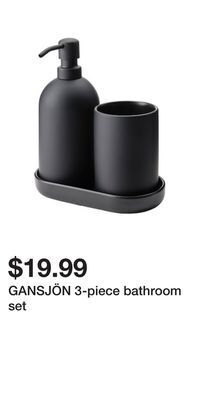 IKEA Gansjön 3-piece bathroom set offer