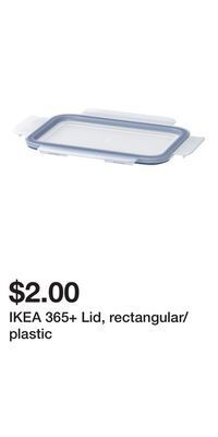 IKEA Ikea 365+ lid, rectangular/plastic offer