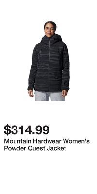 Sport Chek Mountain hardwear women's powder quest jacket offer