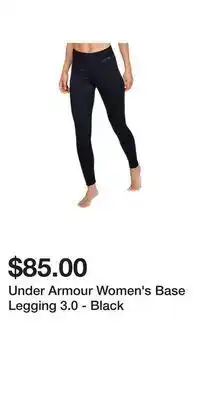 Sport Chek Under armour women's base legging 3.0 - black offer
