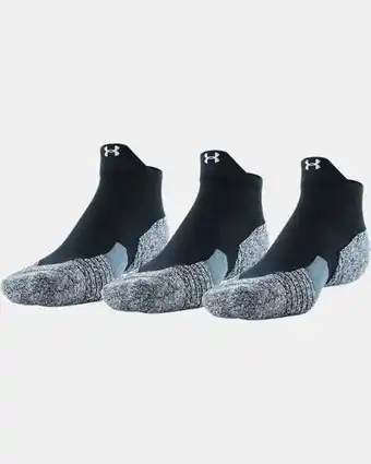 Unisex ua run cushion 3-pack quarter socks