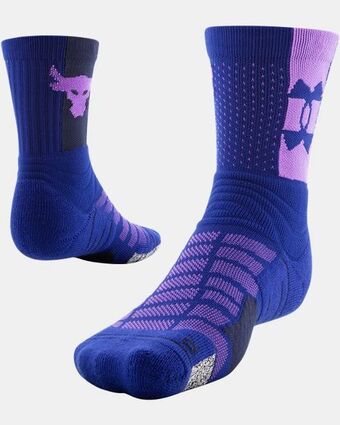 Under Armour Men's project rock playmaker mid-crew socks offer