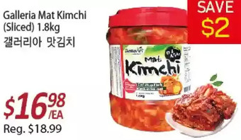 Galleria Supermarket Galleria mat kimchi offer