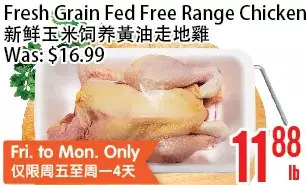 Bestco Food Mart Fresh grain fed free range chicken offer