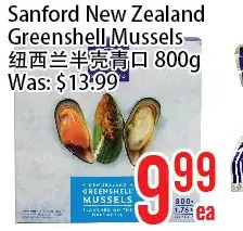 Bestco Food Mart Sanford new zealand greenshell mussels offer