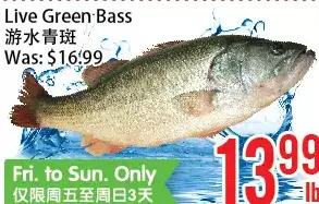 Bestco Food Mart Live green bass offer