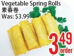 Bestco Food Mart Vegetable spring rolls offer
