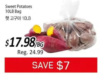 Galleria Supermarket Sweet potatoes offer