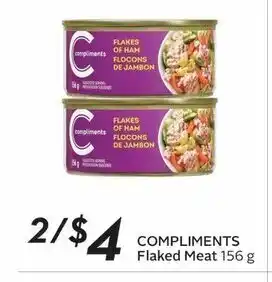 Safeway Compliments flaked meat 156g offer