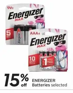 Safeway Energizer batteries offer