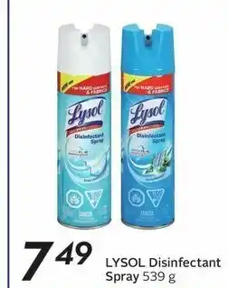Safeway Lysol disinfectant spray 539g offer