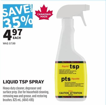Co-op Liquid tsp spray offer