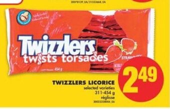 No Frills Twizzlers licorice 311-454 g offer