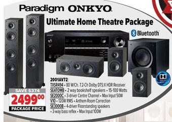 2001 Audio Video Ultimate home theatre package offer