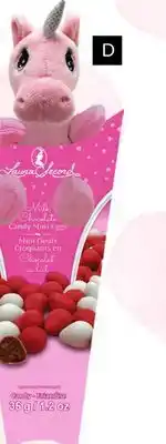 Party City Laura secord candy coated chocolate with plush toy offer