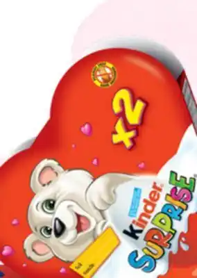 Party City Kinder surprise egg valentine's heart, 2-pc, 40-g offer