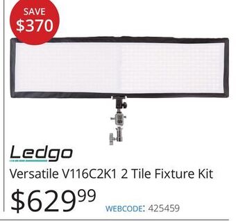 Vistek Ledgo versatile v116c2k1 2 tile fixture kit offer
