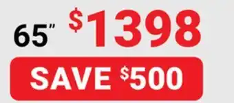 Visions Electronics Samsung 65" 2022 q80b full array qled 4k smart tv offer