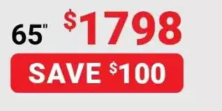 Visions Electronics Lg 65" smart tv offer