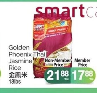 T&T Supermarket Golden phoenix thai jasmine rice offer