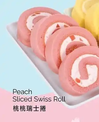 T&T Supermarket Peach sliced swiss roll offer