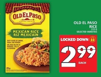 Food Basics Old El Paso Rice 215g offer
