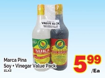 T&T Supermarket Marca pina soy + vinegar value pack 1L x 2 offer