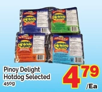 T&T Supermarket Pinoy delight hotdog selected 450g offer