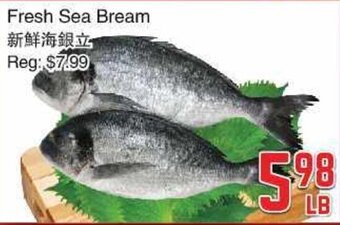 Foody Mart Fresh sea bream offer