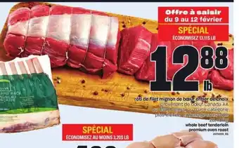 Provigo Whole beef tenderloin premium oven roast offer