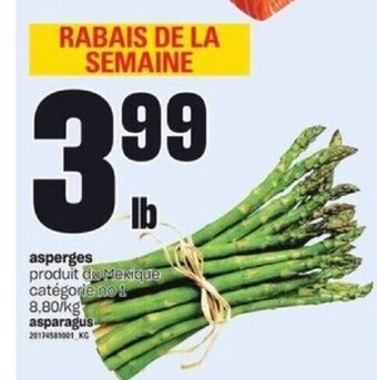 Provigo Asparagus offer