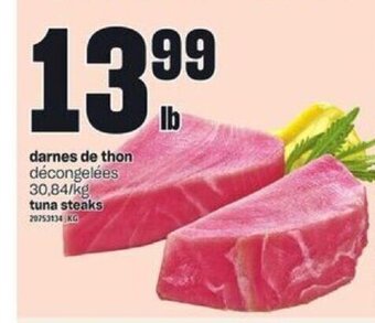 Provigo Tuna steaks offer