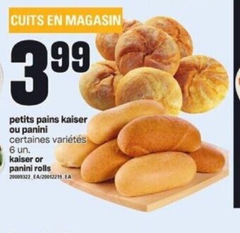 Provigo Kaiser or panini rolls 6 un offer
