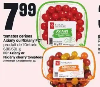Provigo PC axiany or mixiany cherry tomatoes 680/681g offer