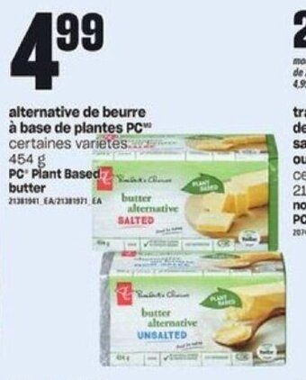 Provigo PC plant based butter 454g offer