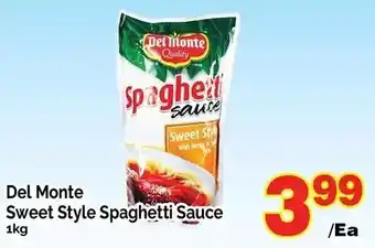 T&T Supermarket Del monte sweet style spaghetti sauce offer