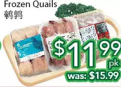 Ample Food Market Frozen quails offer