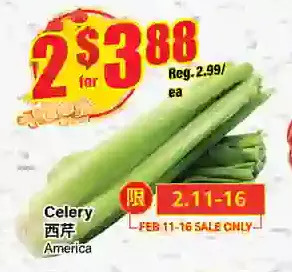 Btrust Supermarket Celery offer