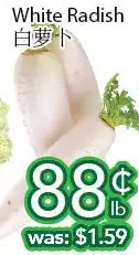 Ample Food Market White radish offer