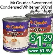 Ample Food Market Mr. goudas sweetened condensed whitener offer