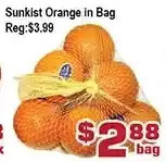 Top Food Supermarket Sunkist orange offer