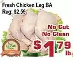 Top Food Supermarket Fresh chicken leg ba offer