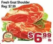 Top Food Supermarket Fresh goat shoulder offer