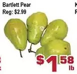 Bartlett pear