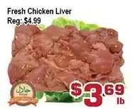 Top Food Supermarket Fresh chicken liver offer