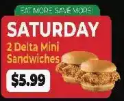 Ample Food Market Delta mini sandwiches offer