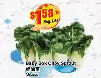 Btrust Supermarket Baby bok choy sprout offer