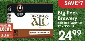 Sobeys Big Rock Brewery 12x355 ml offer