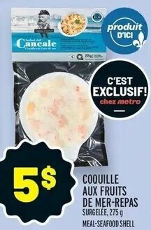 Metro Meal-Seafood Shell 275 g offer