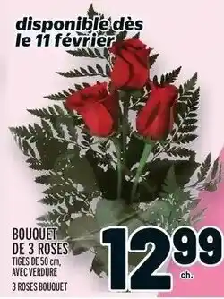Metro 3 Roses Bouquet offer